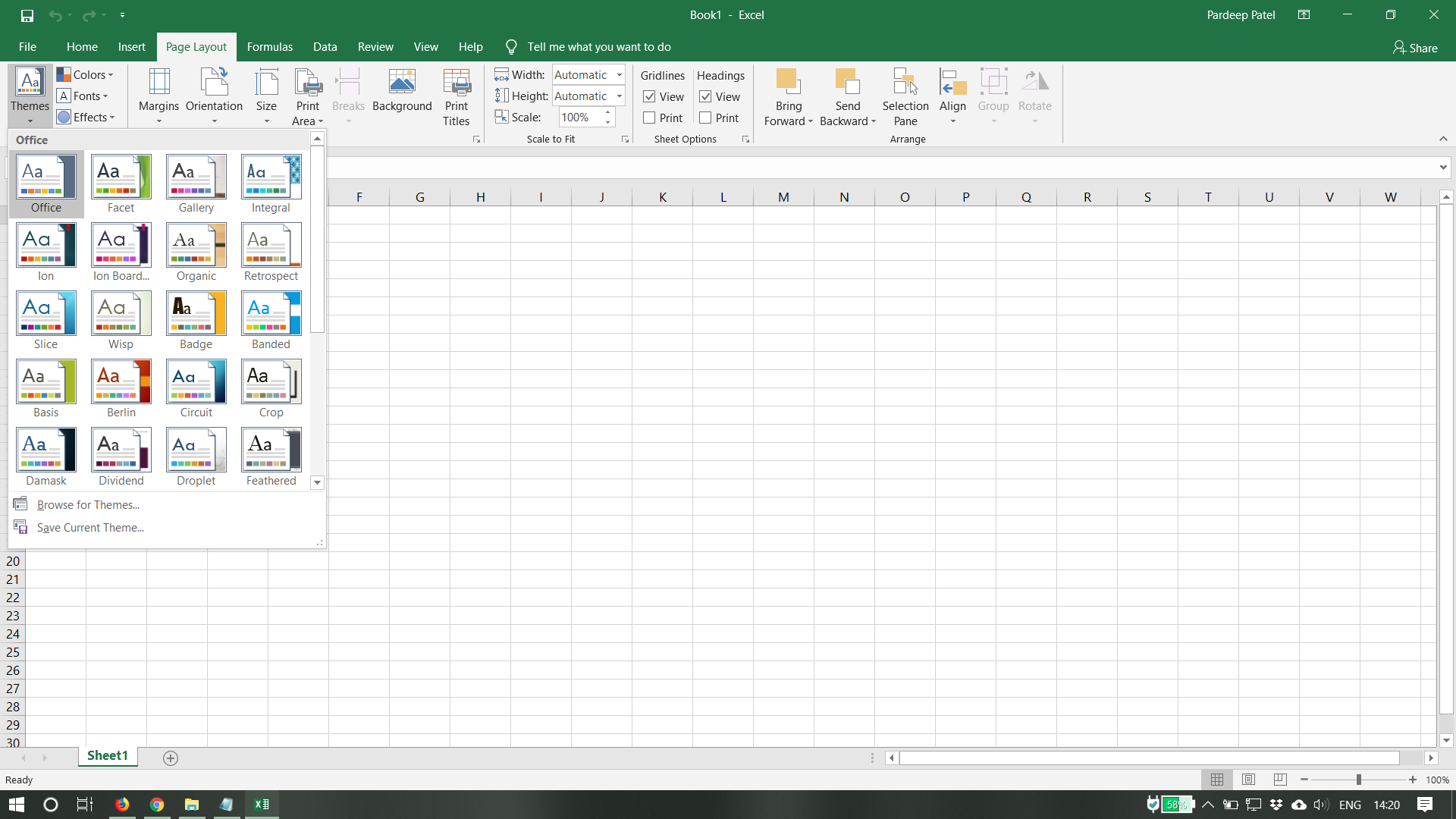 change the appearance of your worksheet microsoft excel