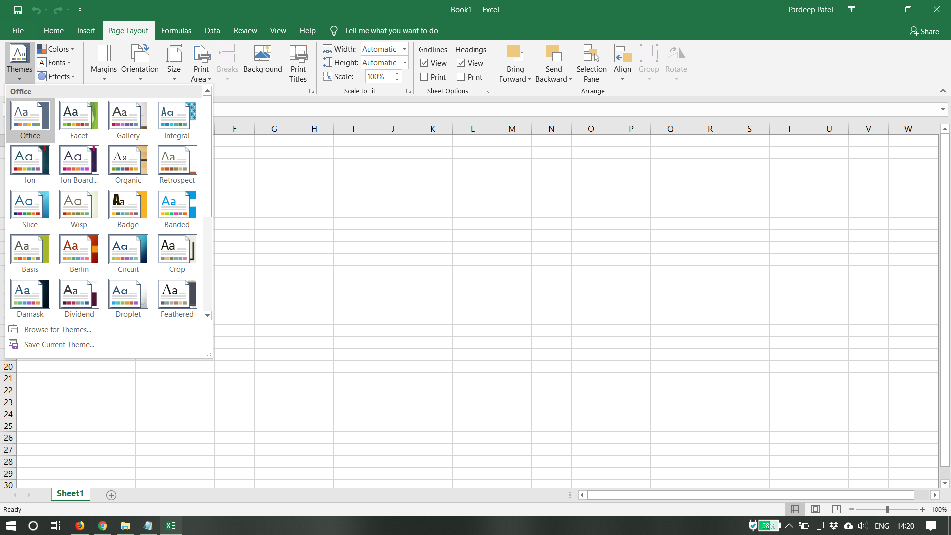 change the appearance of your worksheet microsoft excel xl in excel