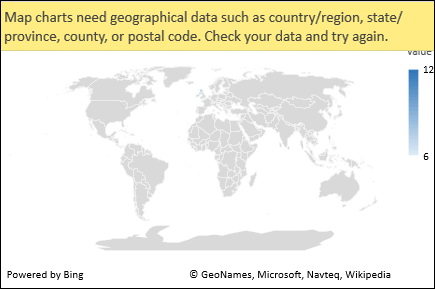 Create Map Chart