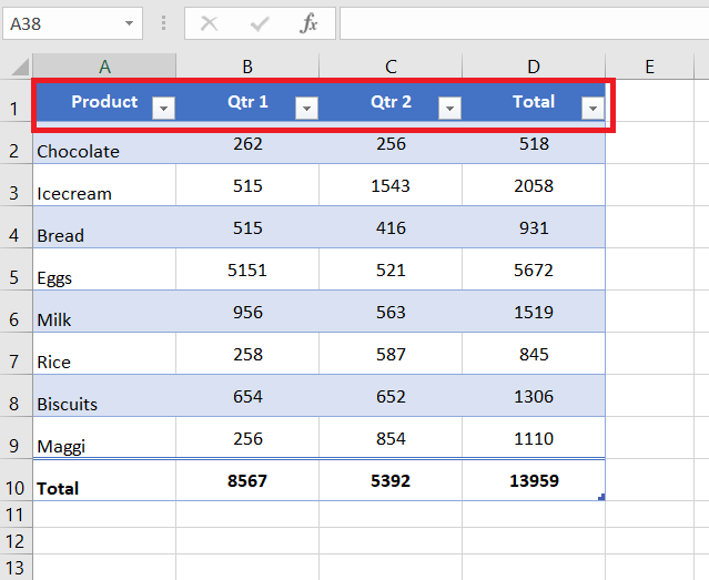 Excel Table - How to Create and Manage in Microsoft Excel