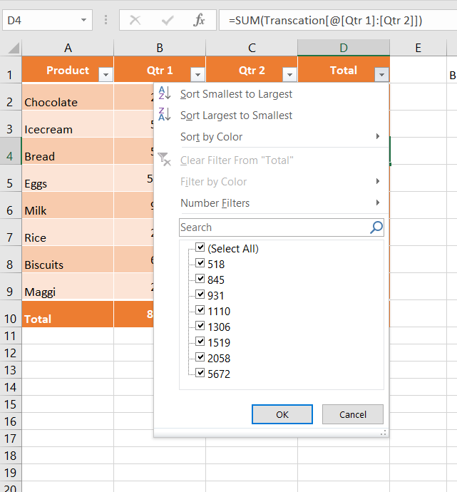 Excel Table - How to Create and Manage in Microsoft Excel