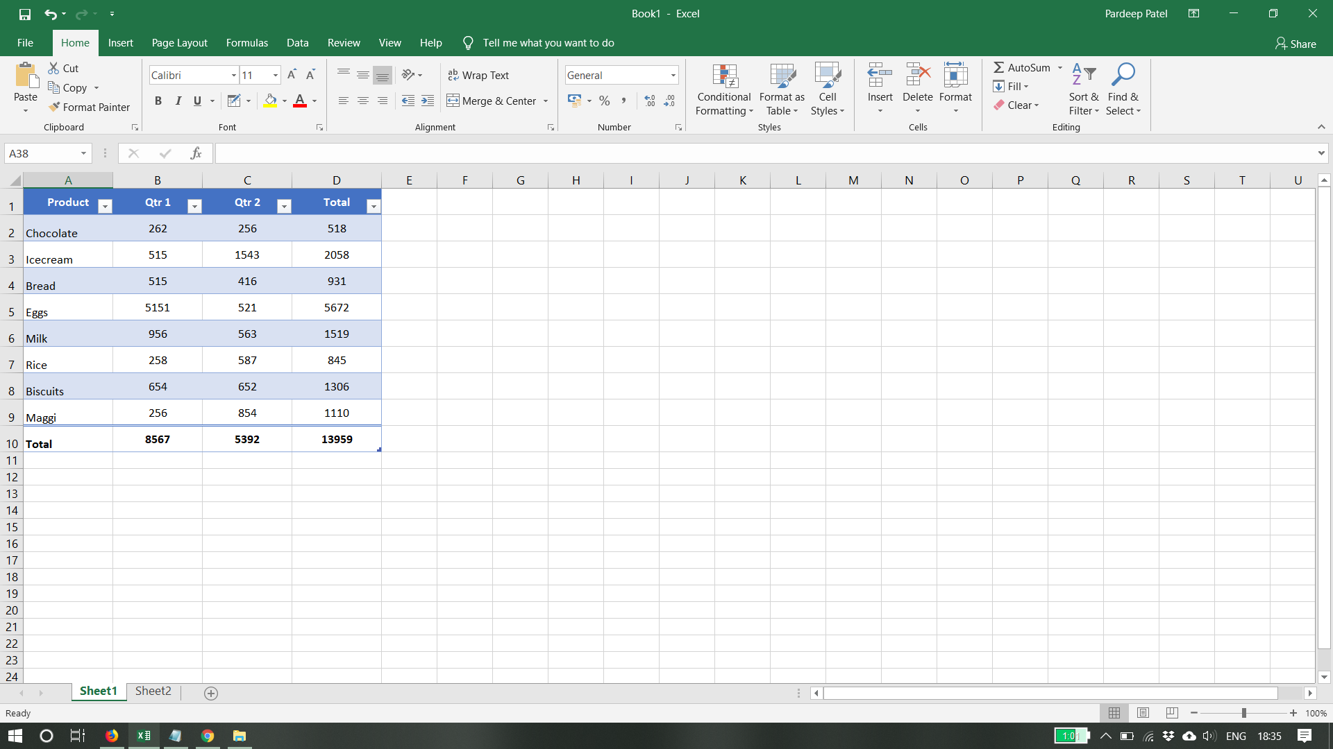 microsoft excel free download tables