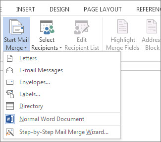 how to mail merge from excel to word labels
