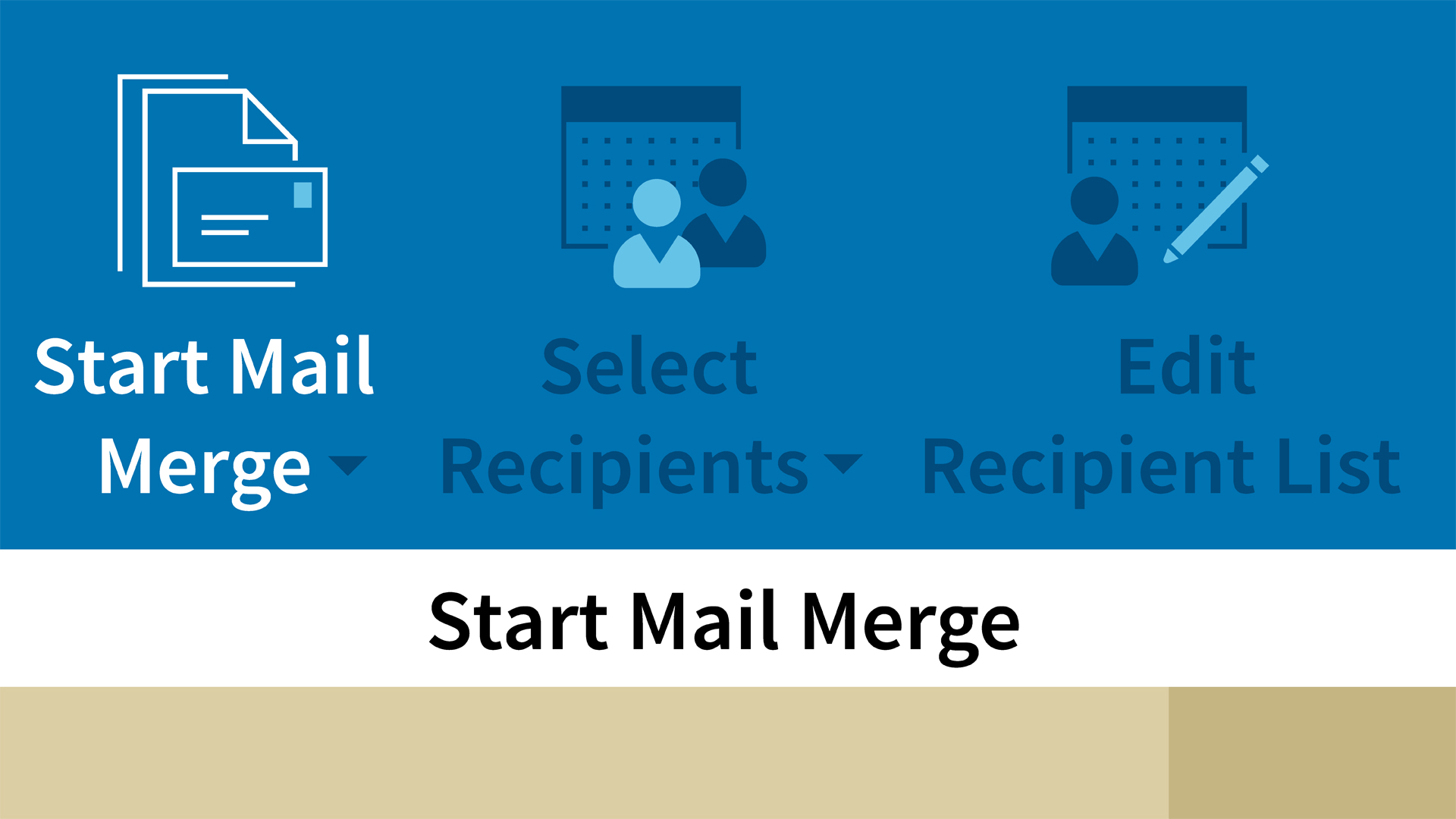  Mail merge  using an Excel spreadsheet Xl in Excel